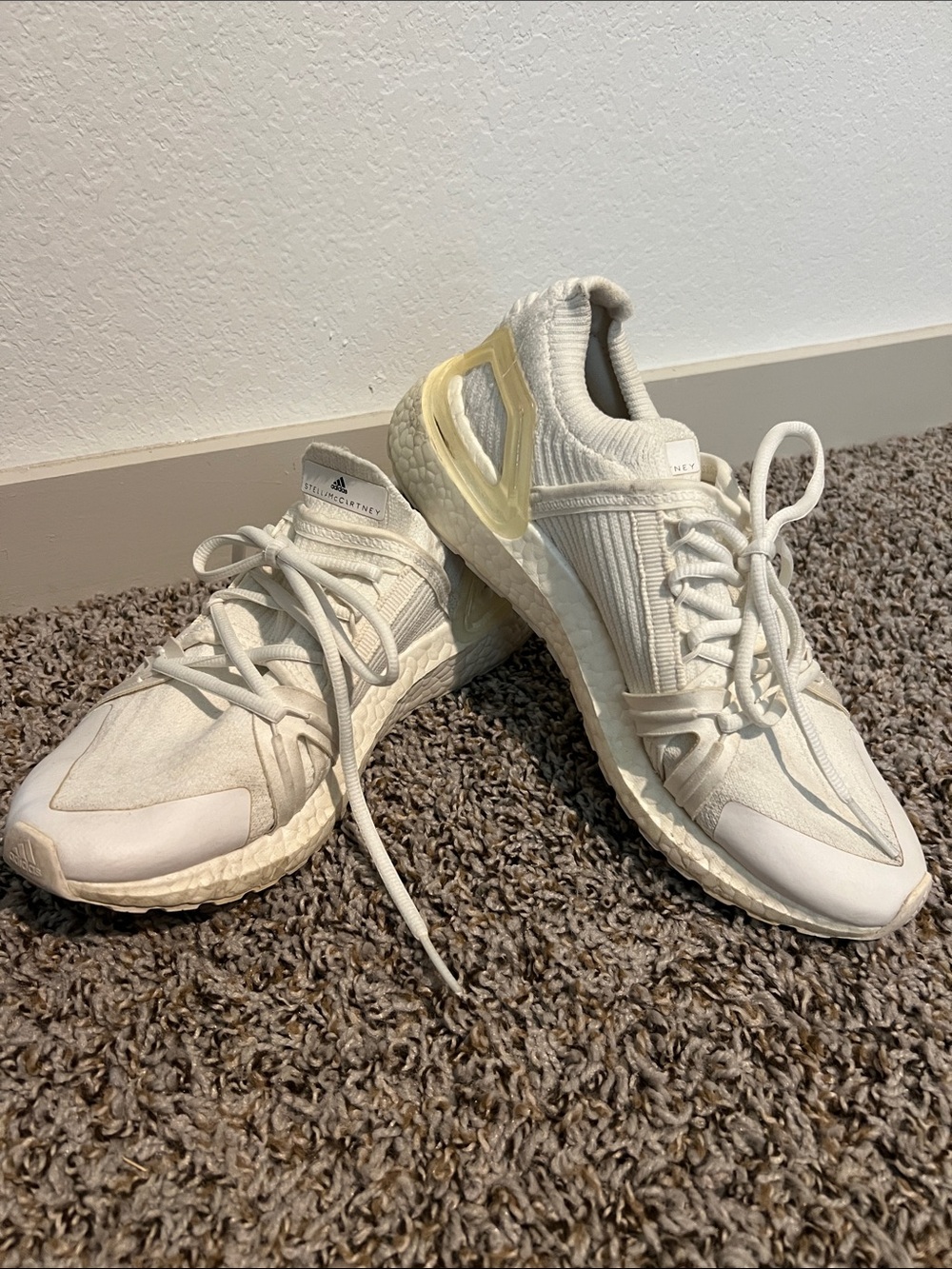 STELLA MCCARTNEY ADIDAS Women’s White Ultraboost Running Sneakers